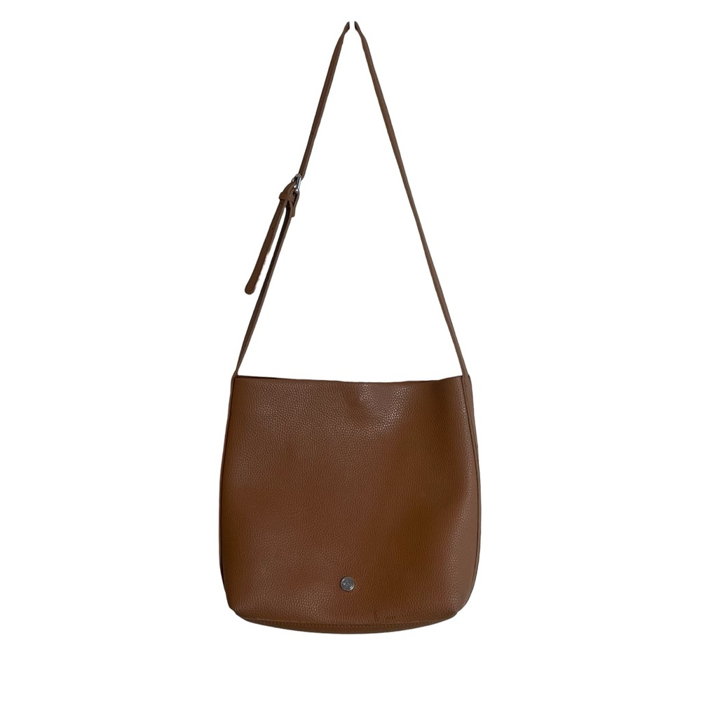 Co Lab brown faux leather crossbody bag‎